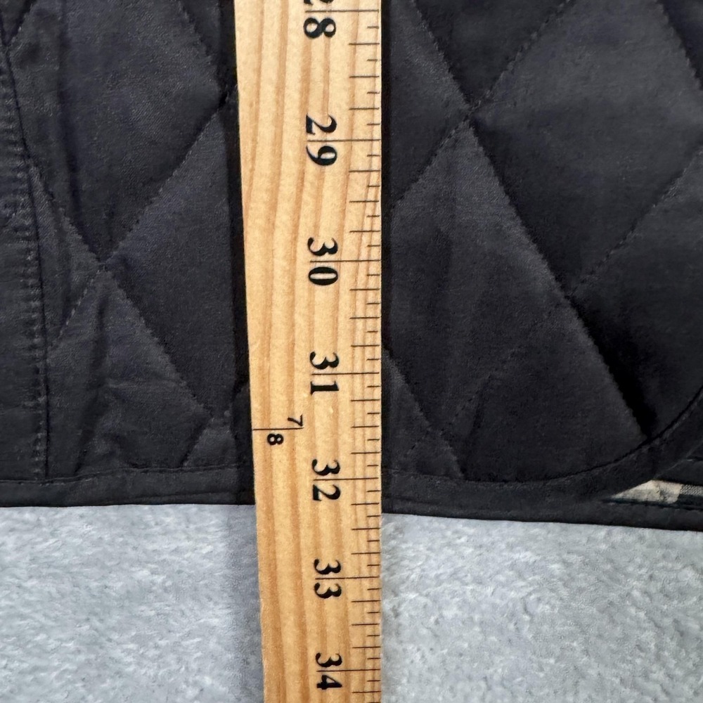 Burberry London Jacket Mens XL Black Quilted Nova Check Lined Made In England - Picture 11 of 13